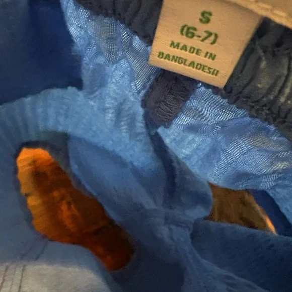 Boys 3pc Summer Camp Green & Blue Short & Tank Bundle Sz 6-7 - Picture 2 of 9